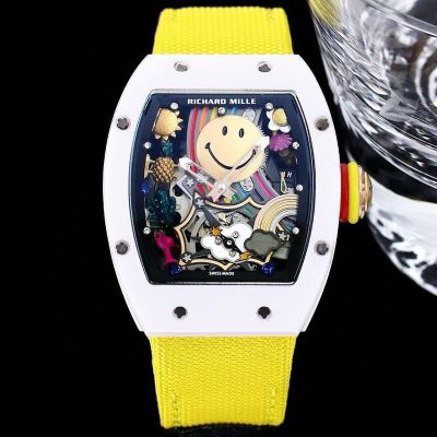 Richard Mille RM 88 White steel Case Watch